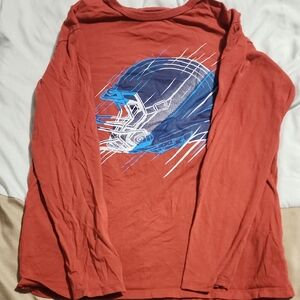 Boys Rust Graphic Long Sleeve Shirt